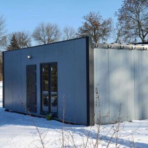 Conteneur d’habitation 3,00 x 8,00m entièrement prêt à emménager