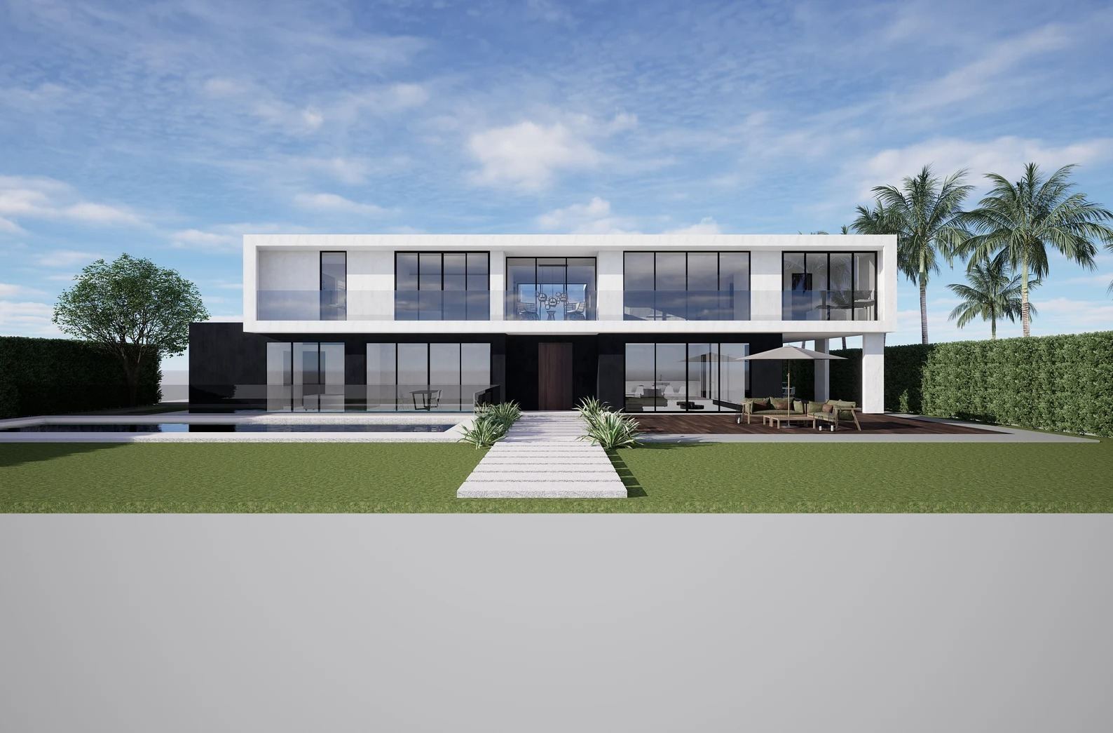 Villa moderne à étage